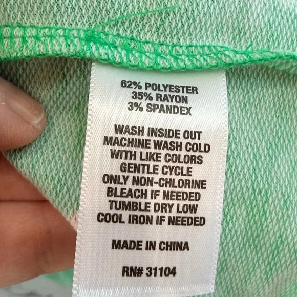 Crown & Ivy Green Floral Springtime Dress Girls Large - Picture 6 of 7